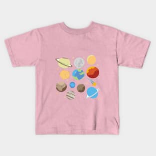 various planets Kids T-Shirt